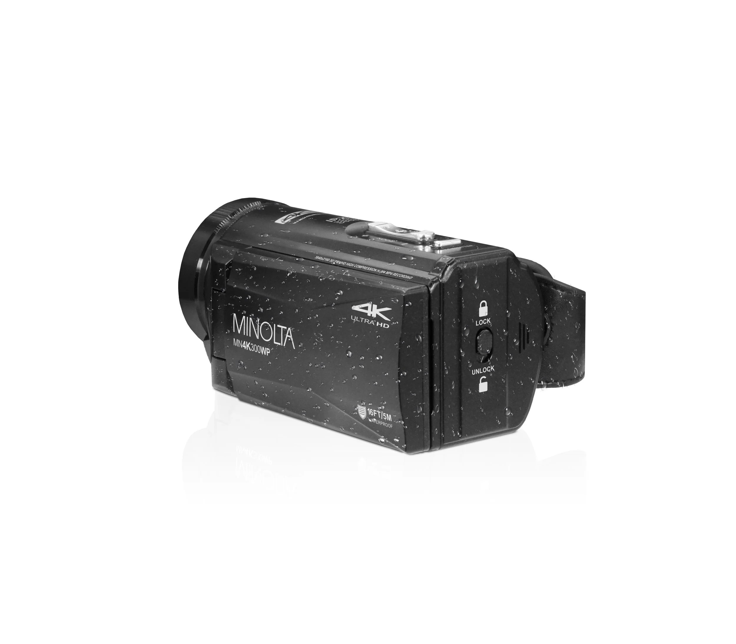 MN4K300WP 4K Ultra HD / 56 MP Waterproof Camcorder — Minolta Digital MN4K300WP 4K Ultra HD / 56 MP Waterproof Camcorder — Minolta Digital